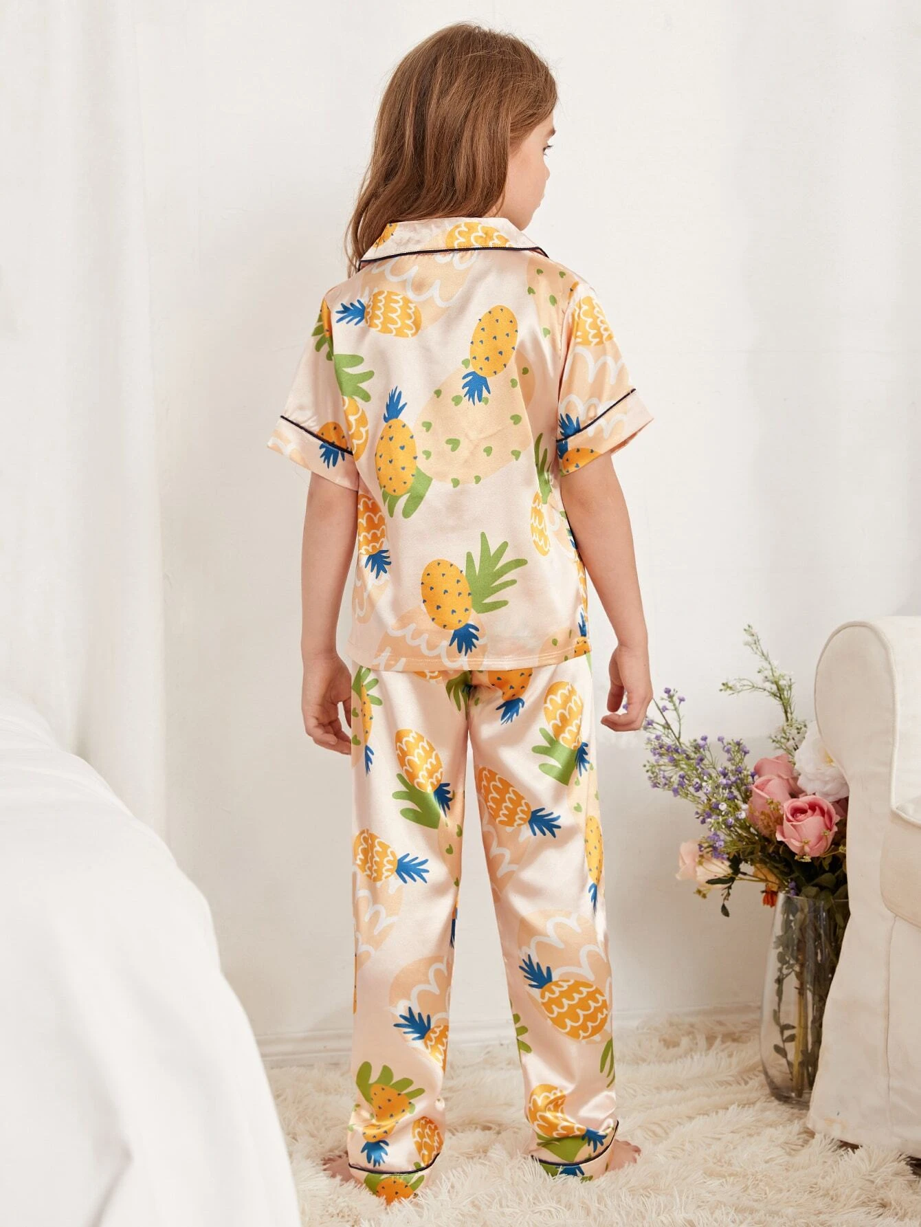 Pineapple Printed kids Unisex Nightsuit