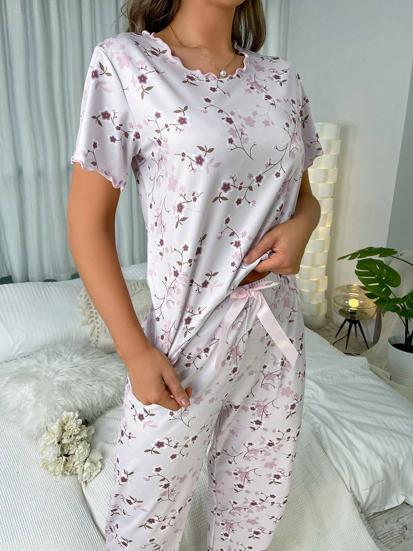Women's Printed Sleepwear Set