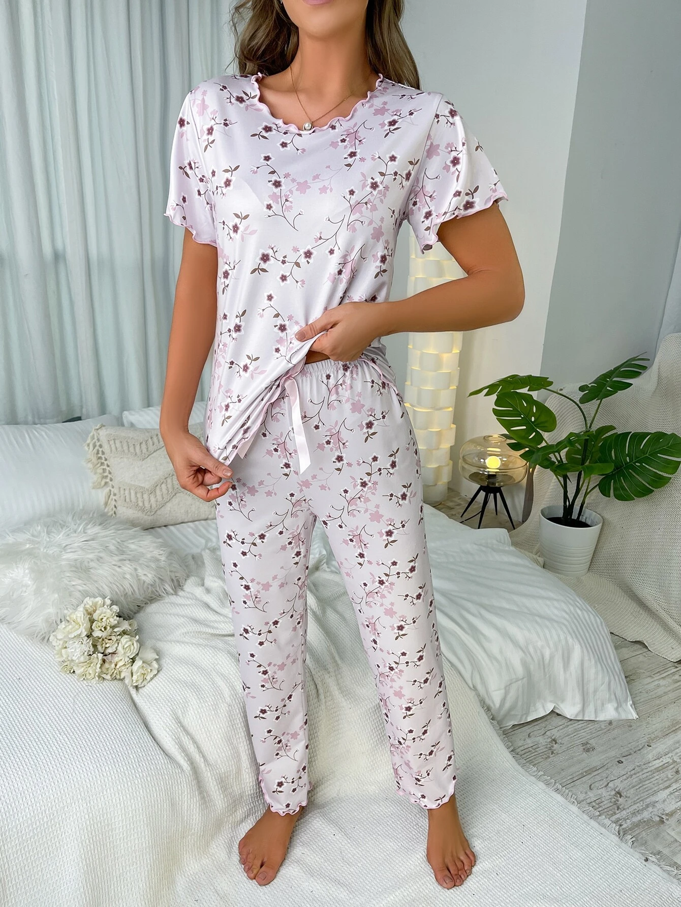 Women's Printed Sleepwear Set