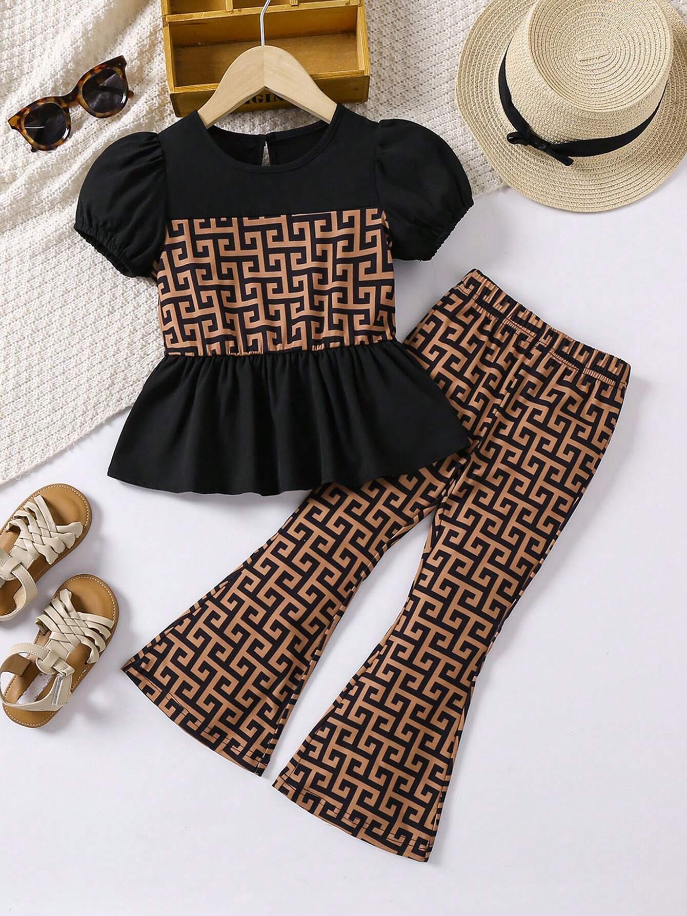 Kids Girls Top and Bottom Set