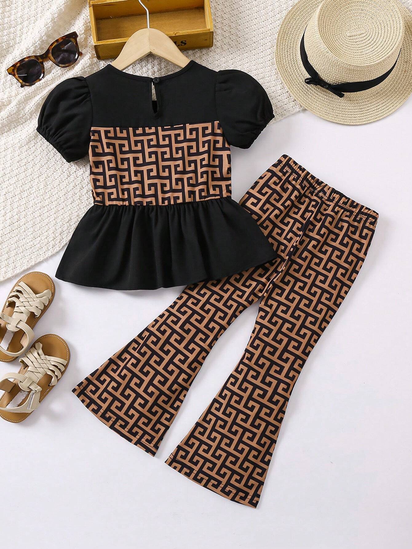 Kids Girls Top and Bottom Set
