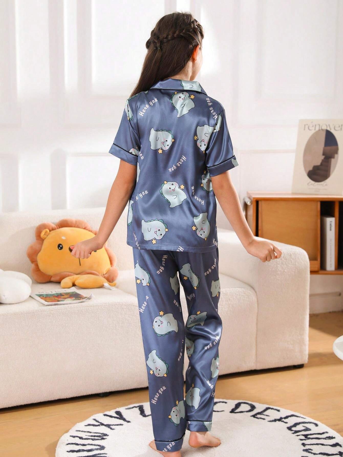 Dragon Printed Kids Unisex Nightsuit