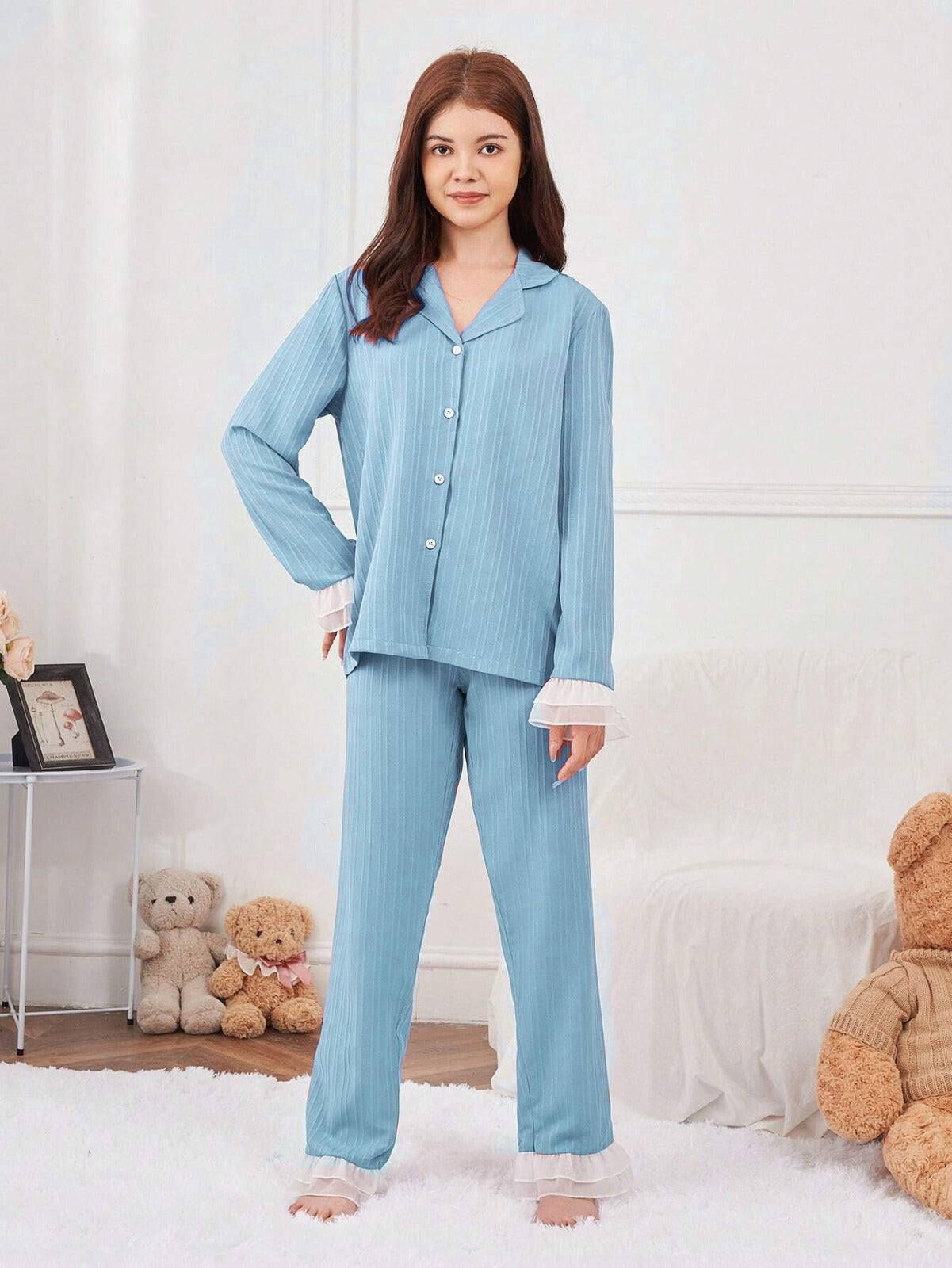 Girls Sky Armani Nightsuit Set