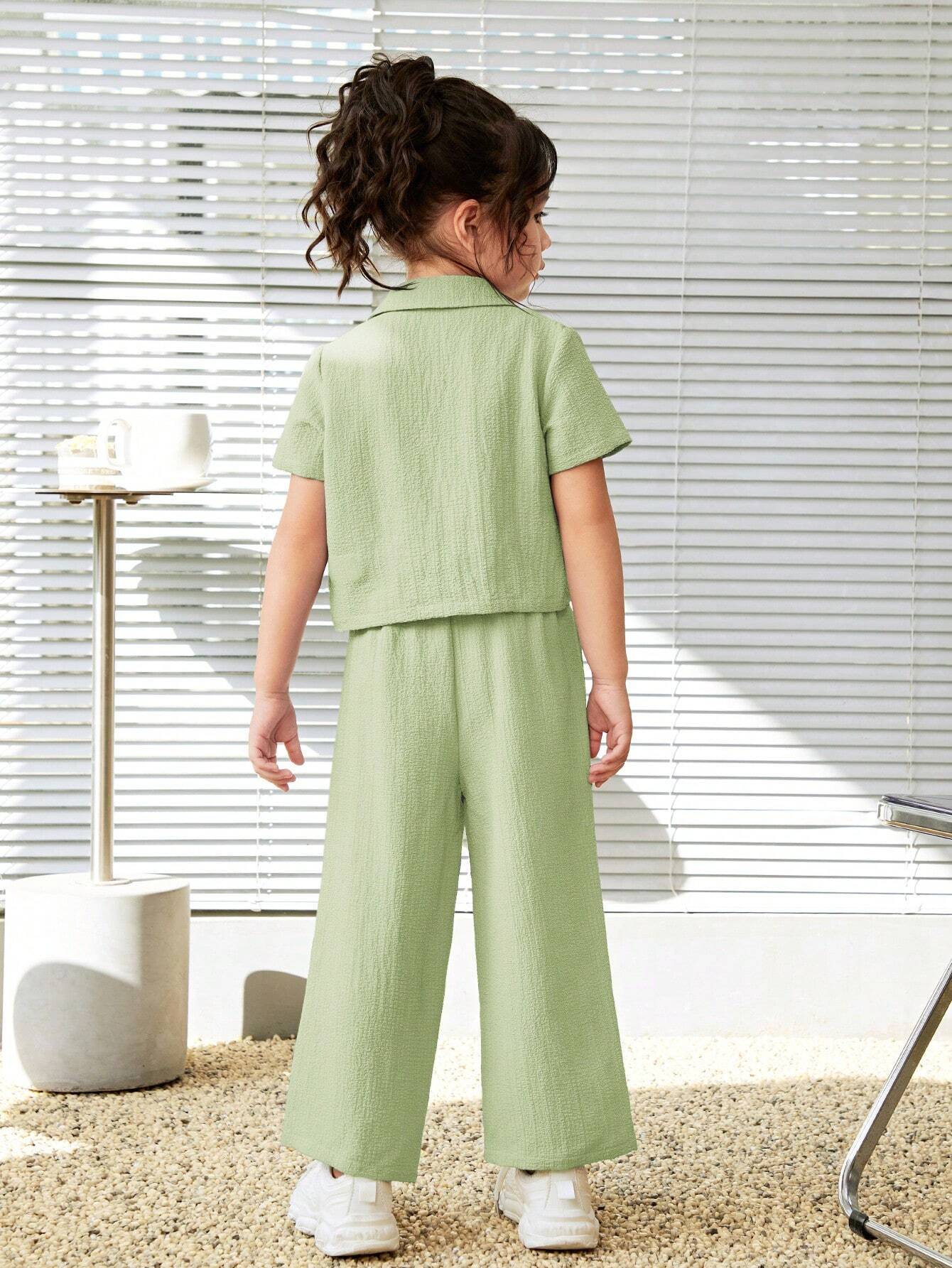 Girls Green Co-ords Clothing Set