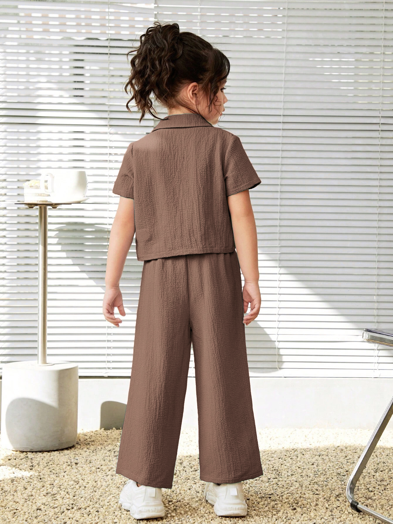 Girls Brown Co-ords Clothing Set