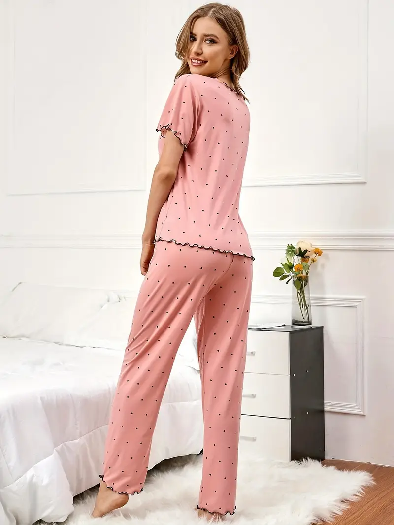 Women's Polta Dot Co-ords Set