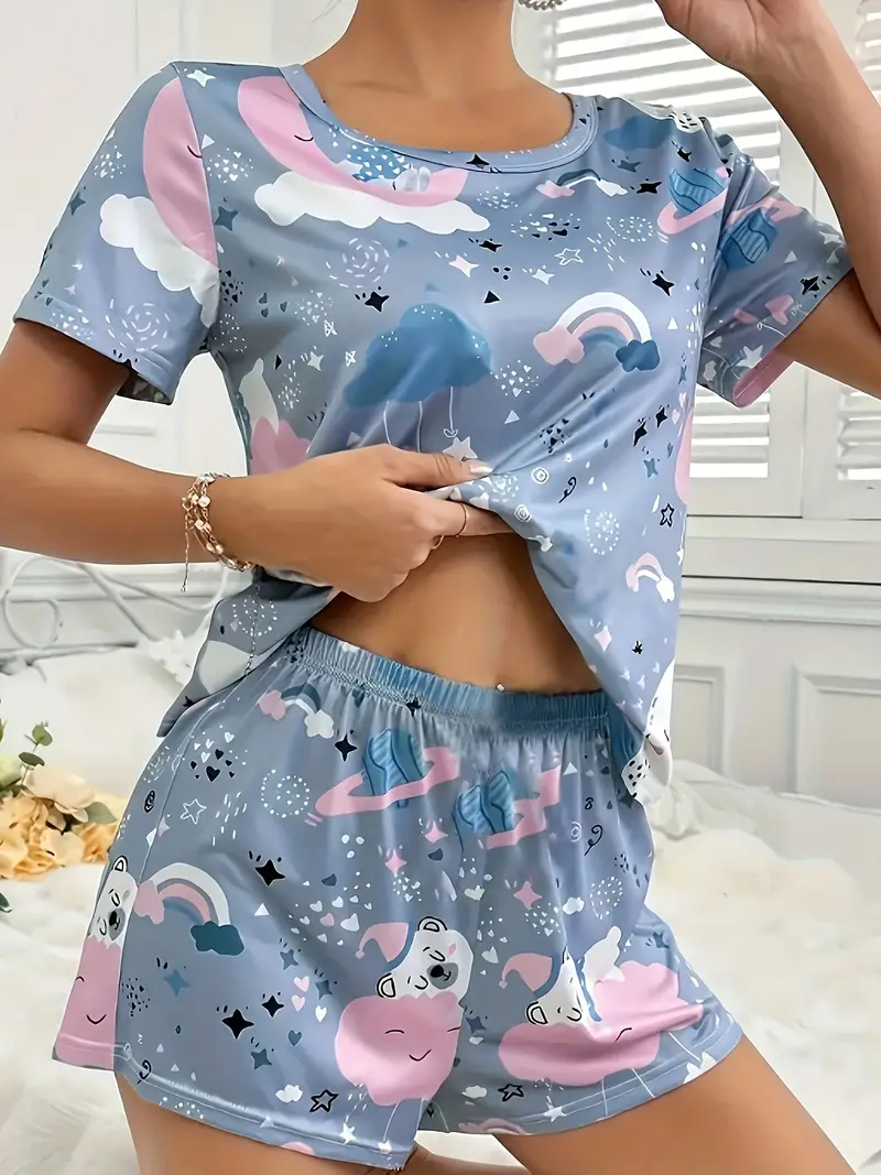 Women's Galaxy Printed Co-Ord's Set