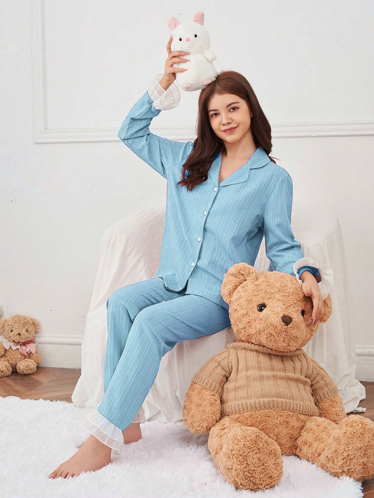Girls Sky Armani Nightsuit Set