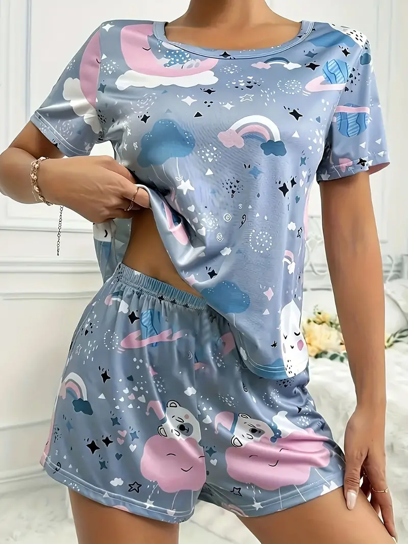 Women's Galaxy Printed Co-Ord's Set