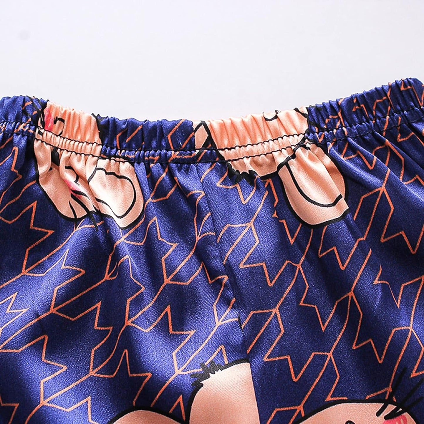 Cartoon Printed Unisex Kids Nightsuit Set