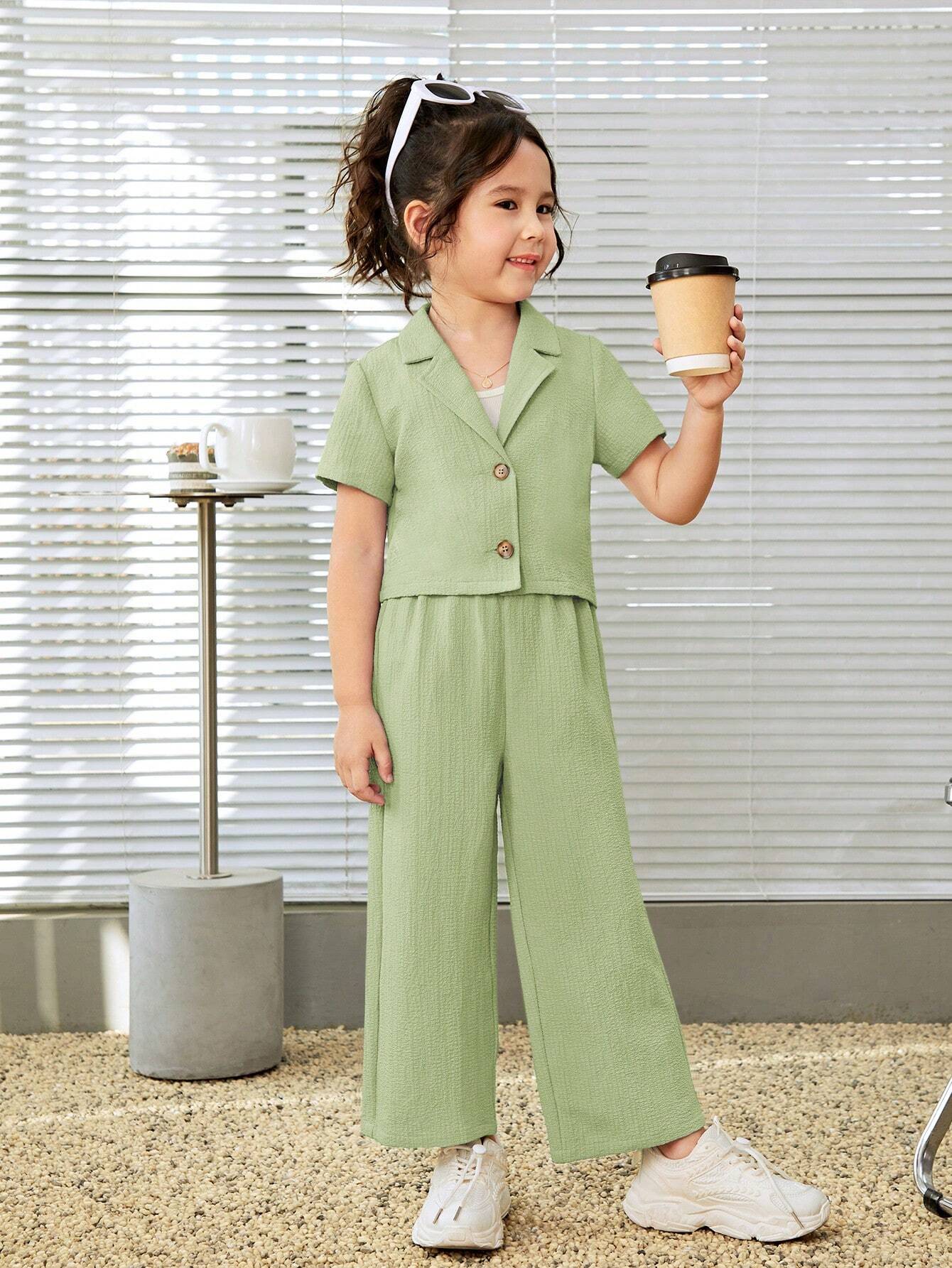 Girls Green Co-ords Clothing Set