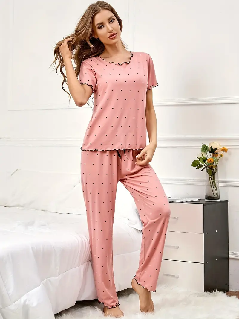 Women's Polta Dot Co-ords Set