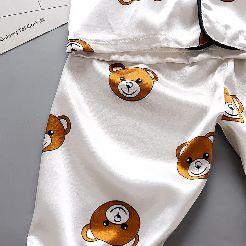Teedy Printed Unisex Nightsuit Set For Kids