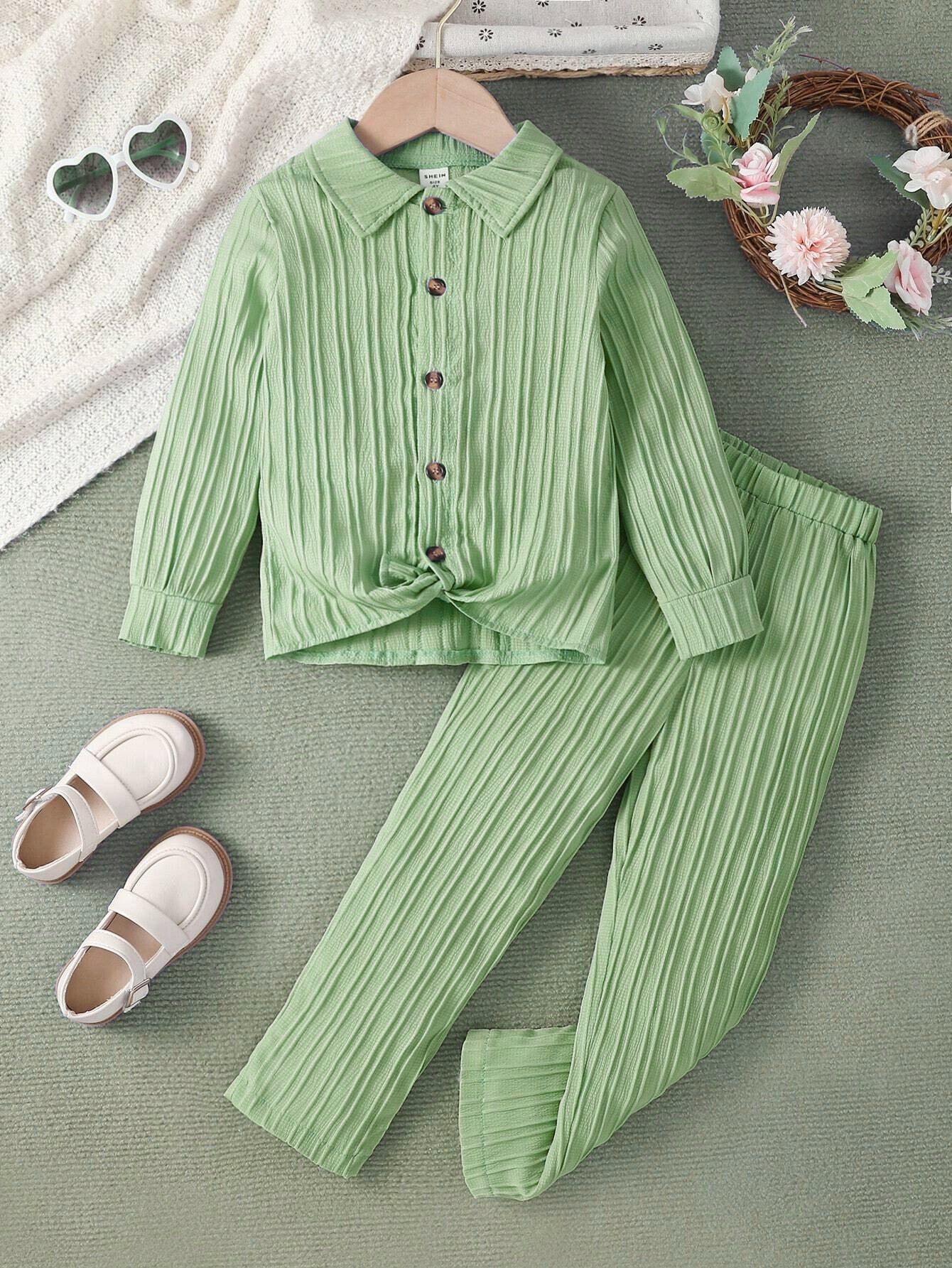 Girls Green Co-ords Set