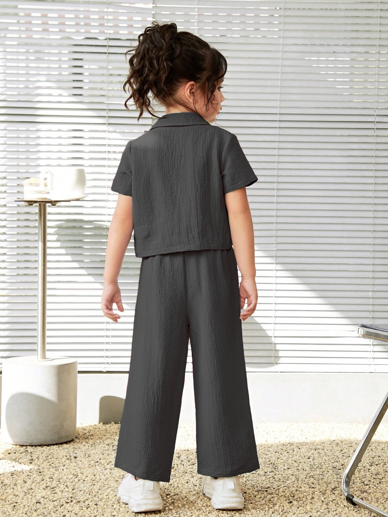 Girls Black Co-ords Clothing Set