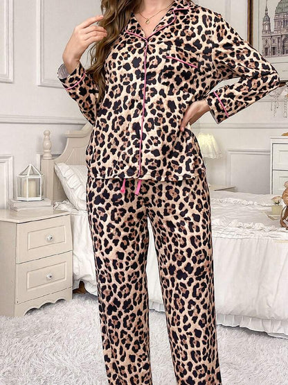 Leopard Printed Pajama Set