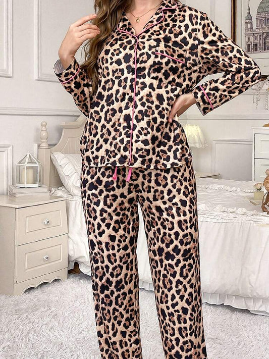 Leopard Printed Pajama Set