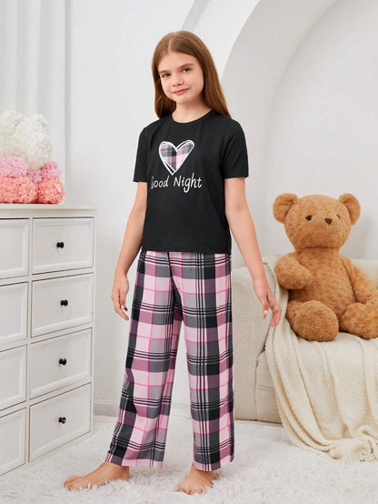Girls DTF Printed Co-ords Nightsuits