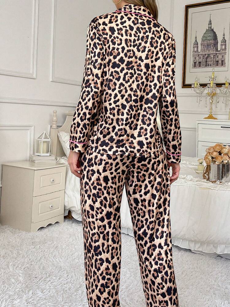 Leopard Printed Pajama Set