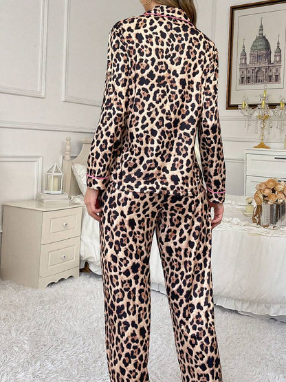 Leopard Printed Pajama Set