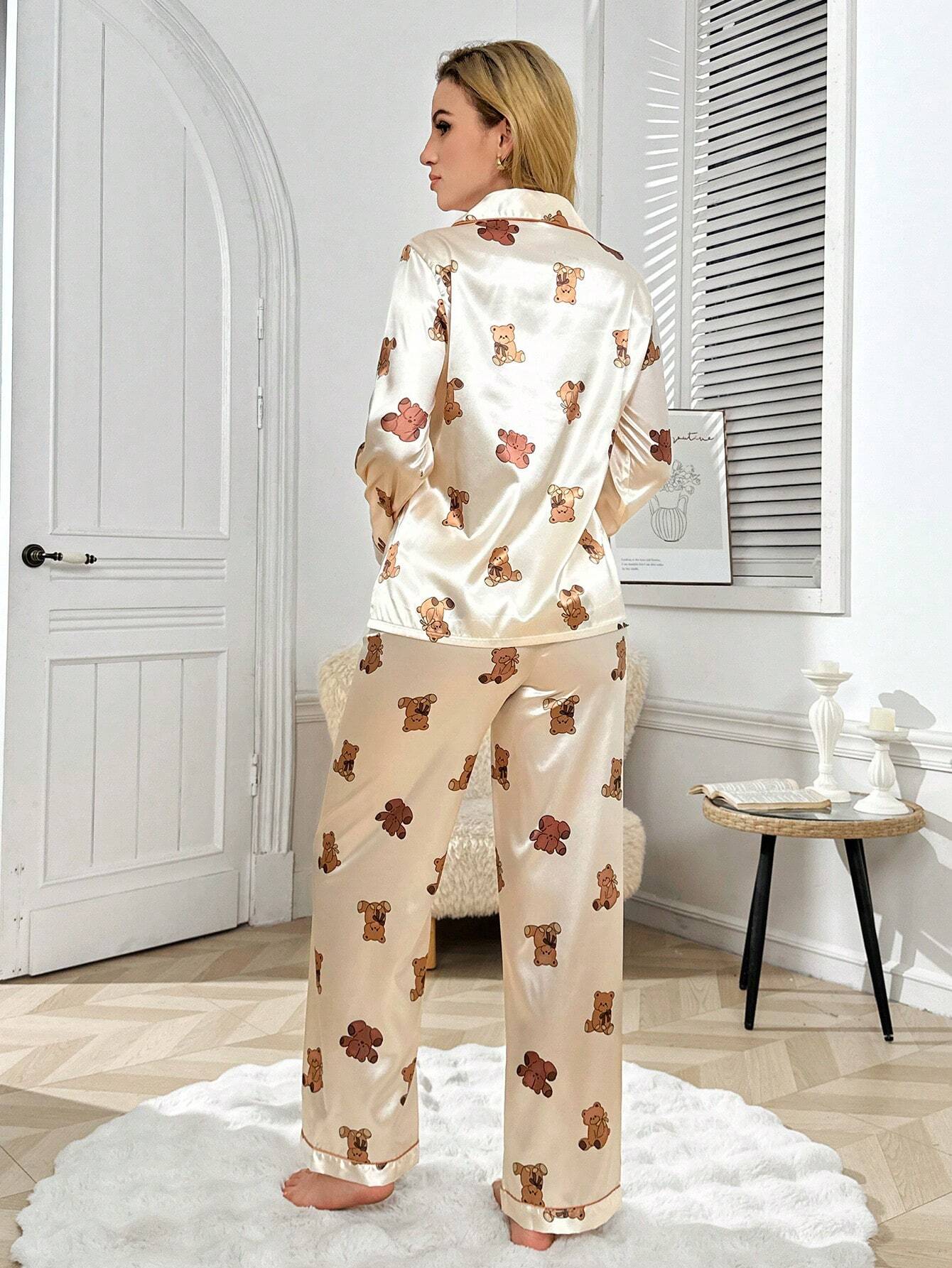 Teddy Printed Pajama Set