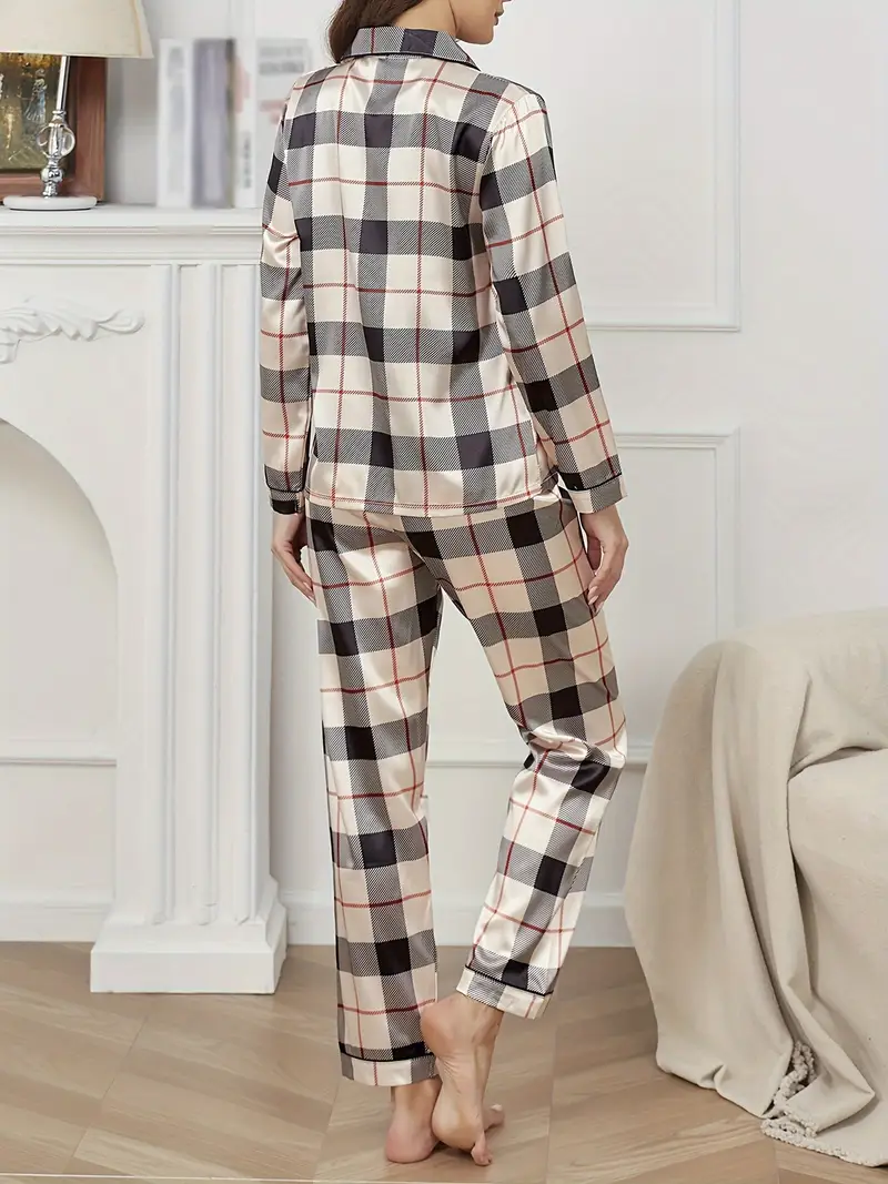 Plain Printed Pajama Set