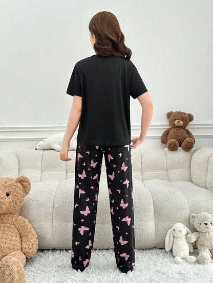 Girls DTF Printed Co-ords Nightsuits