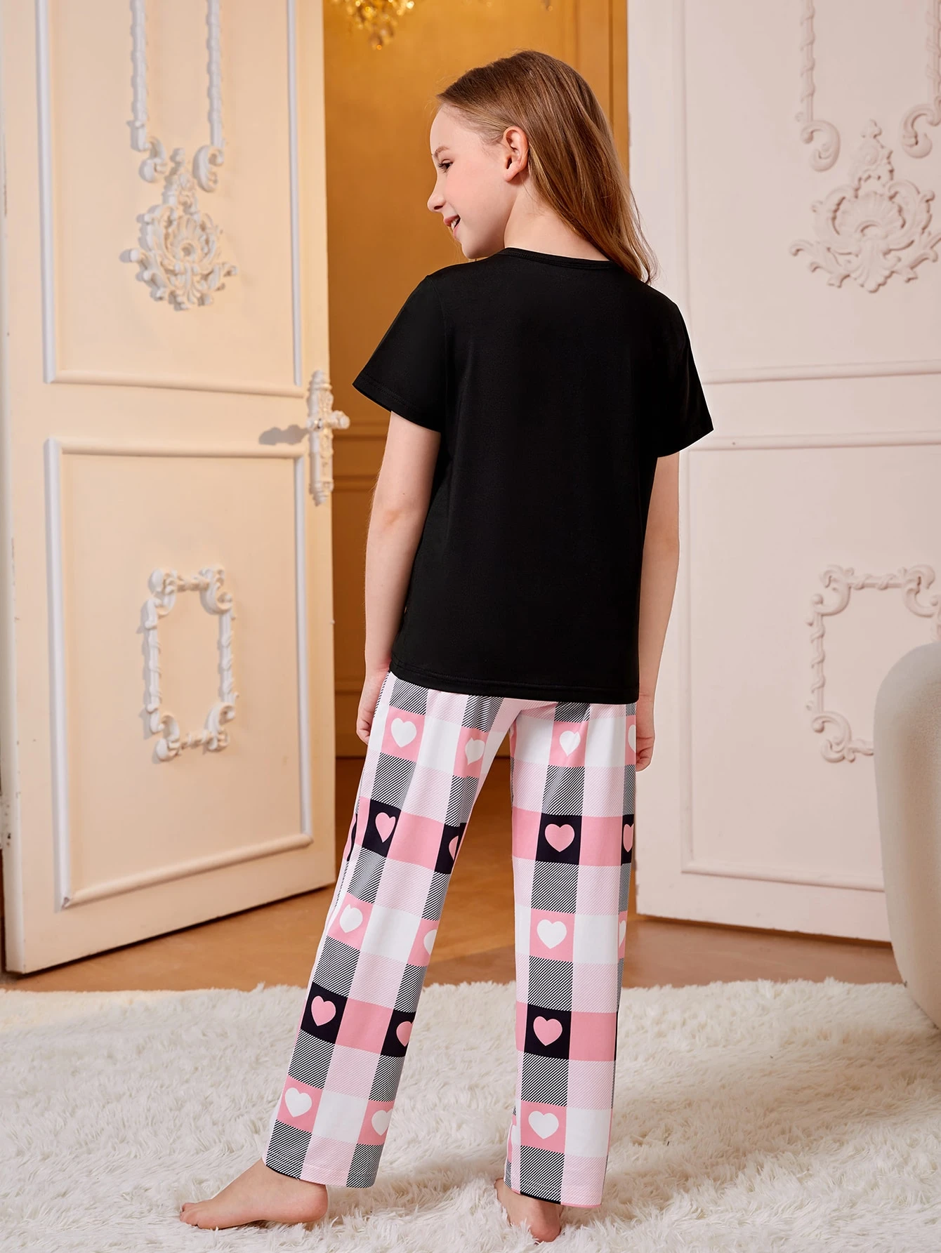 Girls DTF Printed Co-ords Nightsuits