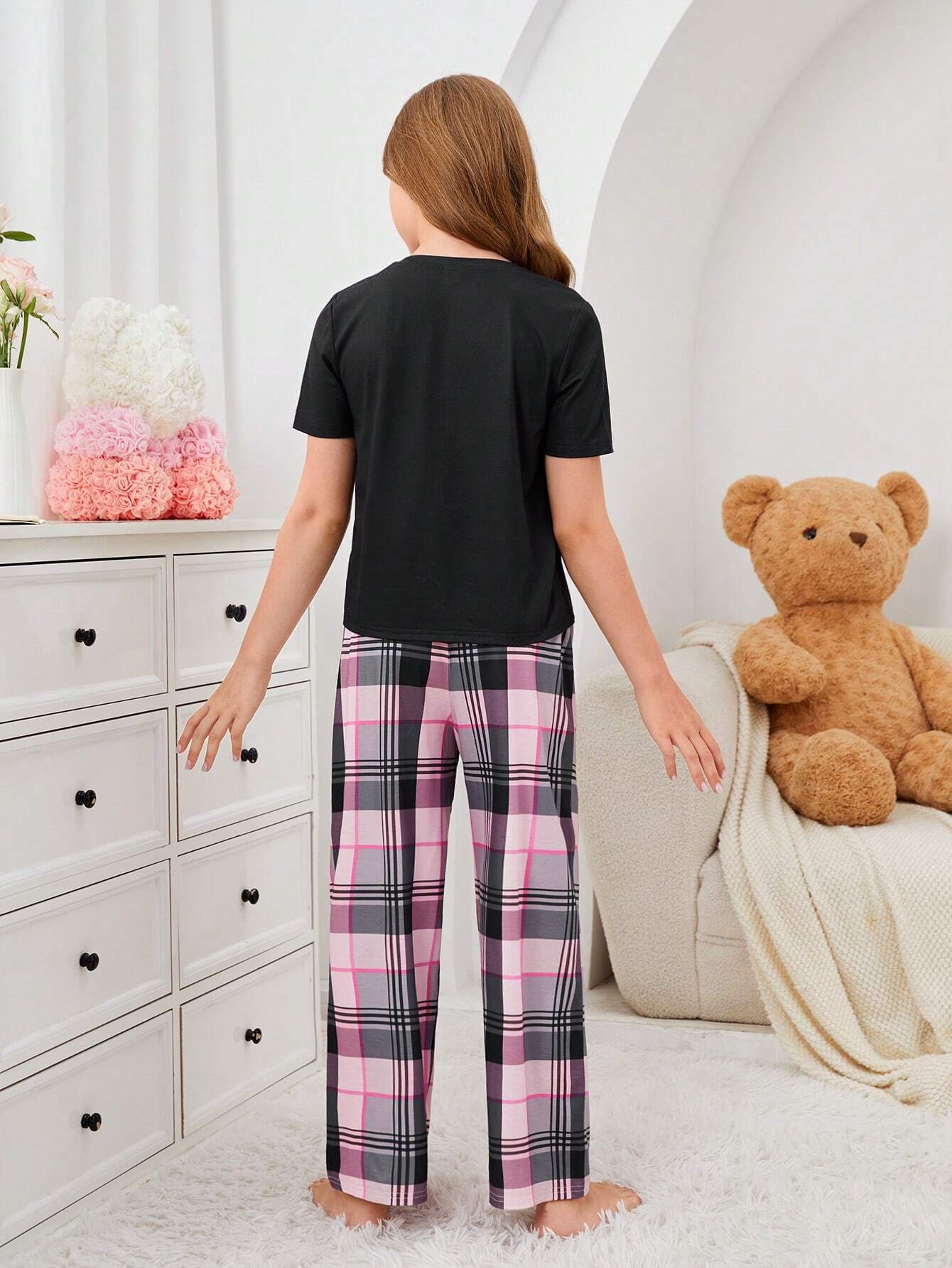 Girls DTF Printed Co-ords Nightsuits