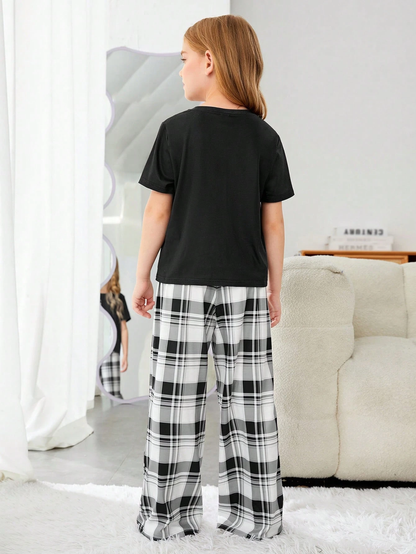 Girls DTF Printed Co-ords Nightsuits