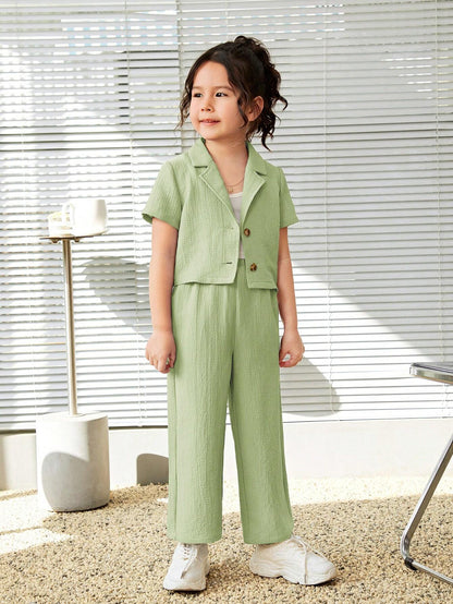 Girls Green Co-ords Clothing Set
