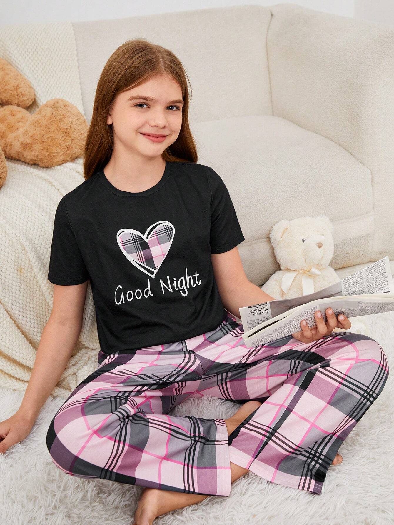 Girls DTF Printed Co-ords Nightsuits
