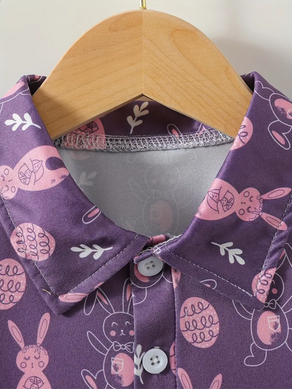 Kids Half Sleeves Printed Polo T-shirts