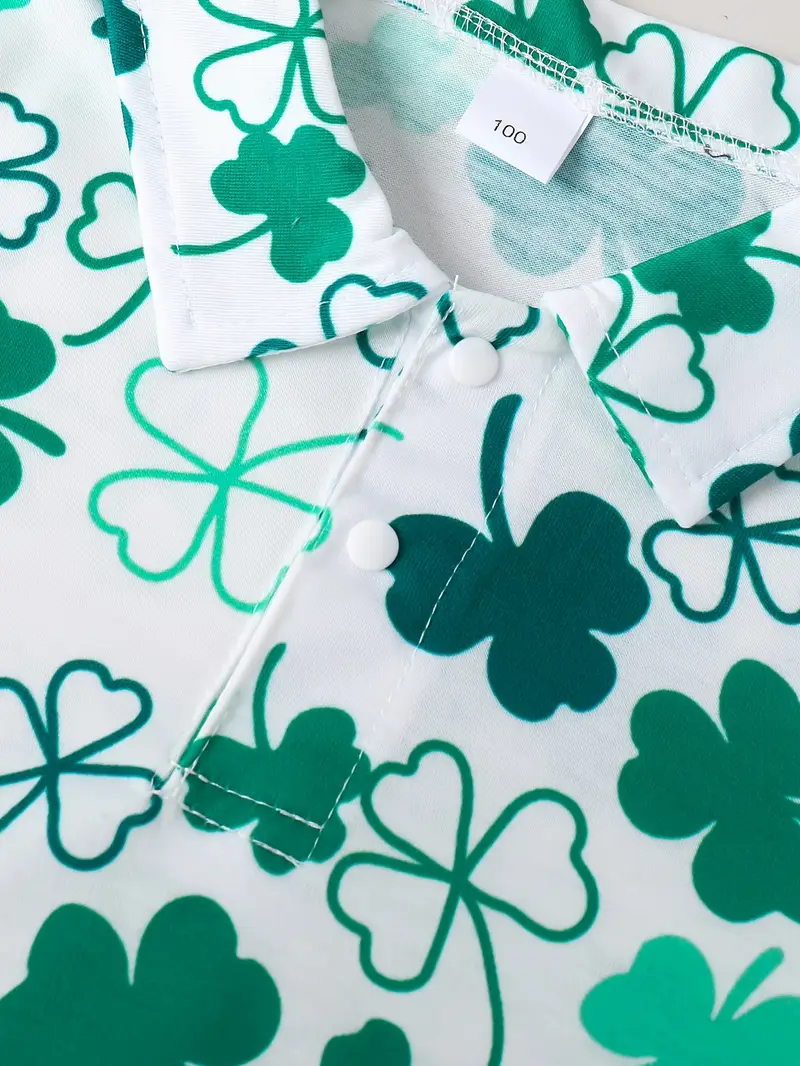 Kids Half Sleeves Printed Polo T-shirts