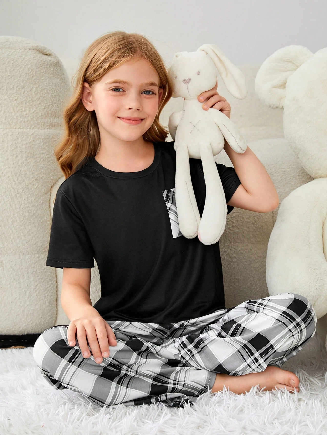 Girls DTF Printed Co-ords Nightsuits