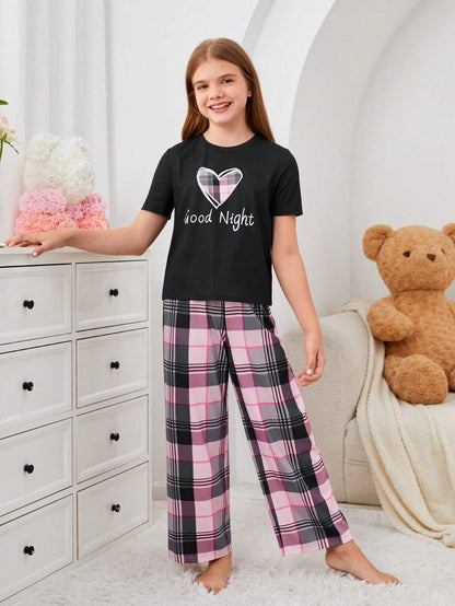 Girls DTF Printed Co-ords Nightsuits
