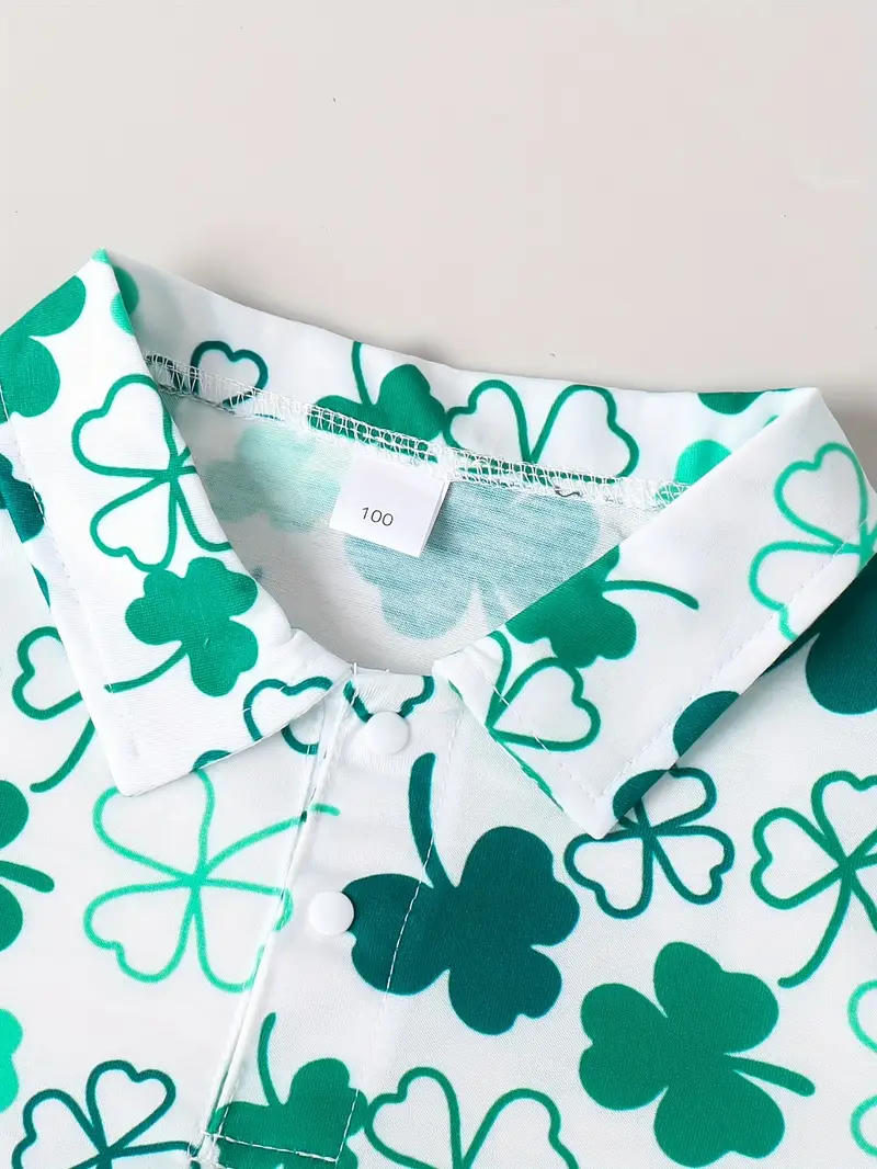 Kids Half Sleeves Printed Polo T-shirts