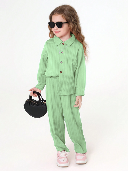 Girls Green Co-ords Set