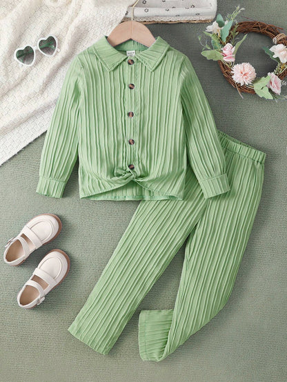 Girls Green Co-ords Set